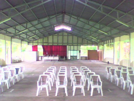Espacio interior del templo.